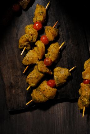 Les 4 Brochettes de poulet thym citron 110g x4