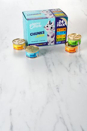 Le Multipack de pâtés morceaux en sauce pour chat "Edgard & Cooper"