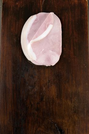 Le Jambon cuit supérieur avec couenne x4 tranches 220g