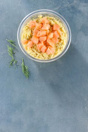 La Salade de pâtes orzo, saumon et aneth 230g
