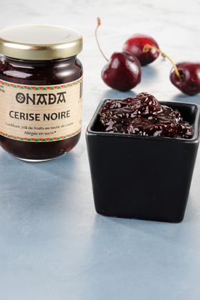 La Confiture de cerise noire 70% de fruits Onada
