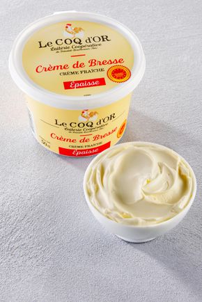 La Crème de Bresse AOP épaisse 35% "Le Coq d'Or"