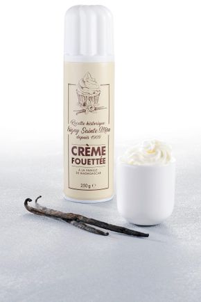 La Crème fouettée à la vanille de Madagascar 250g "Isigny"