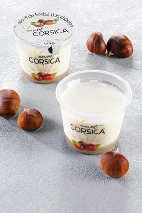 Les 2 Yaourts de brebis à la châtaigne "Corsica" 2x 125g