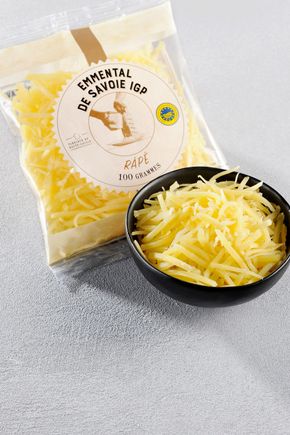 L'Emmental de Savoie IGP râpé 100g