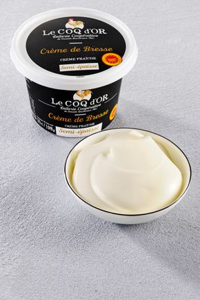 La Crème de Bresse AOP semi-épaisse 35% "Le Coq d'Or"