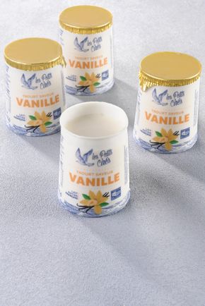 Les Yaourts saveur vanille "Les Petits Cirés"