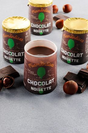Les Emprésurés chocolat saveur noisette 4x125g "Les Miamandises"