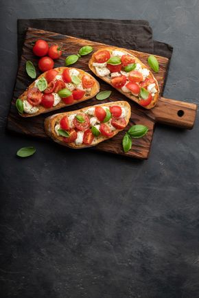 Bruschetta tomates-basilic