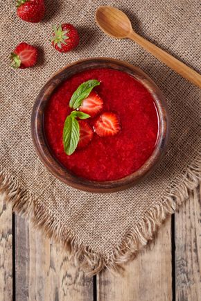 Soupe de fraises