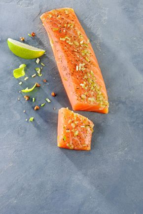 Le Cœur de saumon fumé au citron et basilic 300g