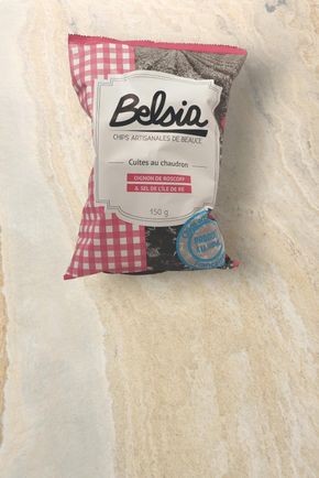 Les Chips artisanales à l'oignon grillé français "Belsia"