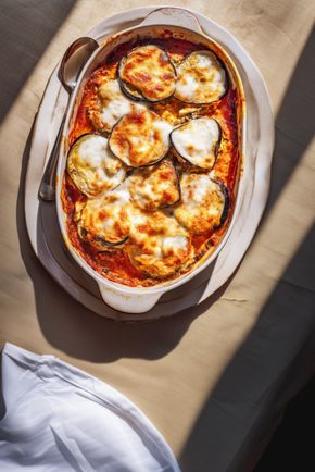 Le Gratin d’aubergines au parmesan