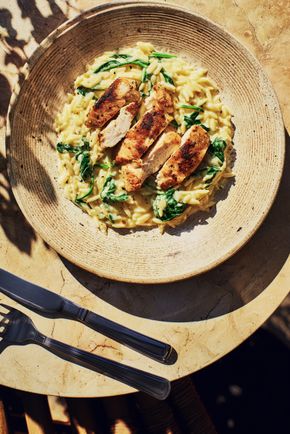 La Creamy Chicken Orzo