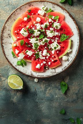 Le Carpaccio de pastèque