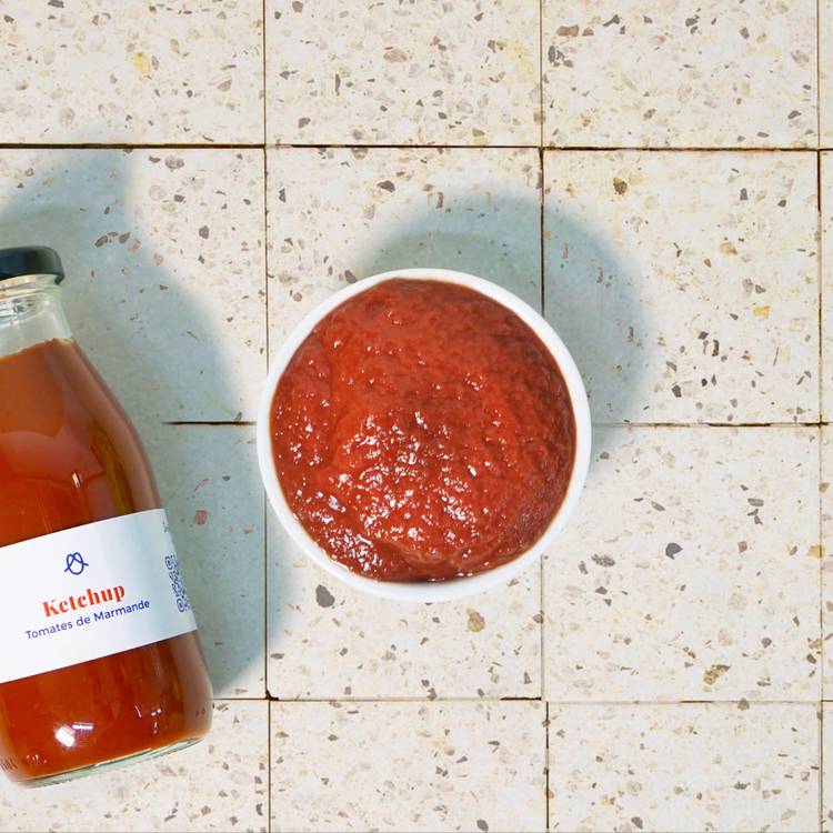 Le Ketchup aux tomates de Marmande BIO