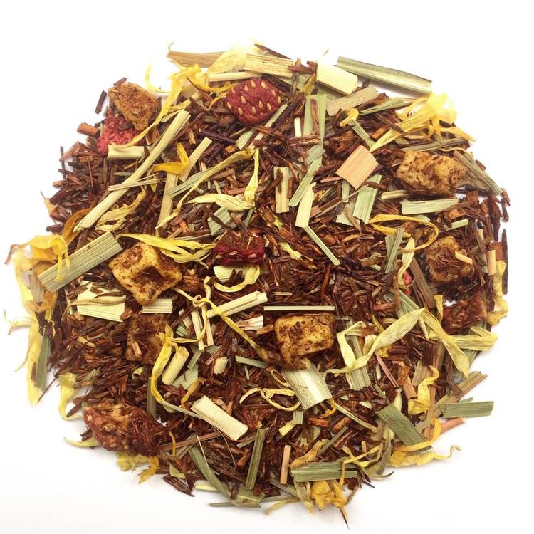 Le Rooibos Organique mangue fraise BIO d'Afrique du Sud en paquet de 100g - 2