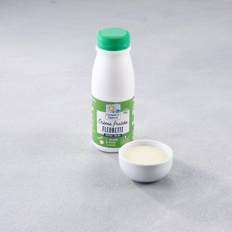 La Crème fraîche entière fleurette BIO