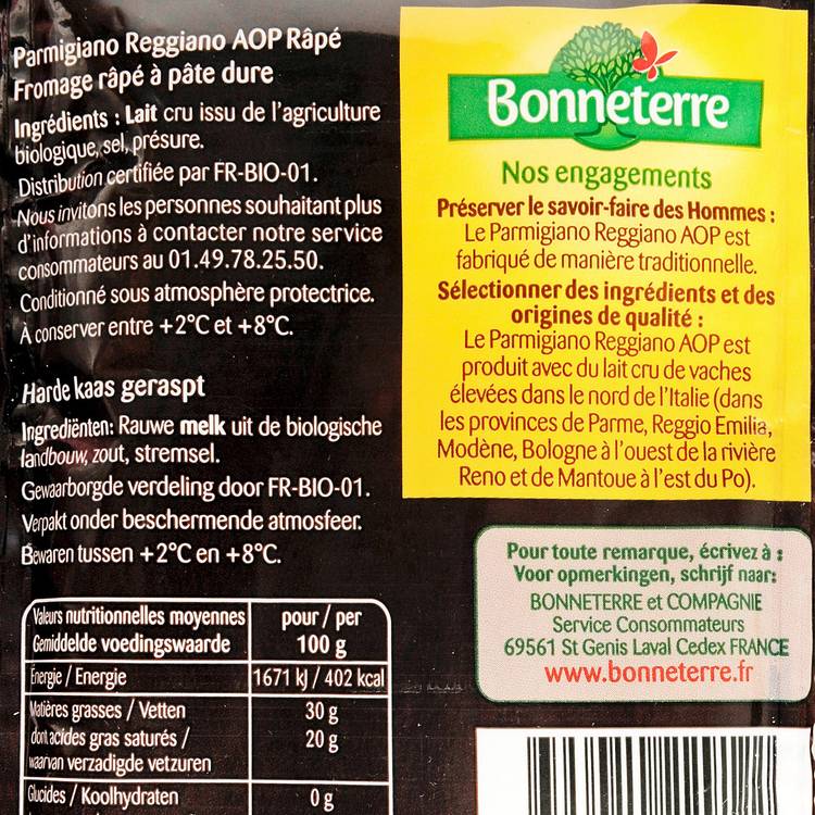 Le Parmesan râpé AOP BIO - 3