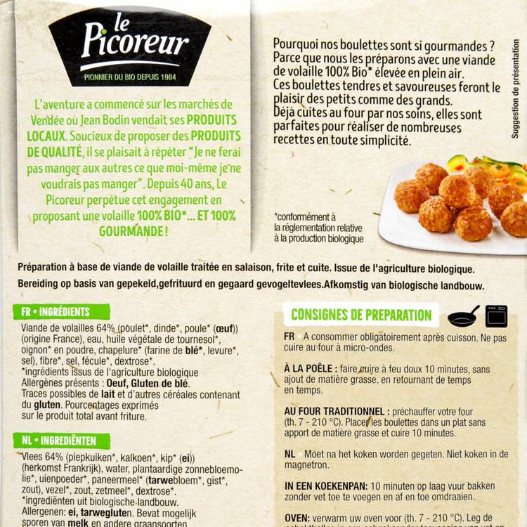 Les Boulettes de volailles BIO - 2