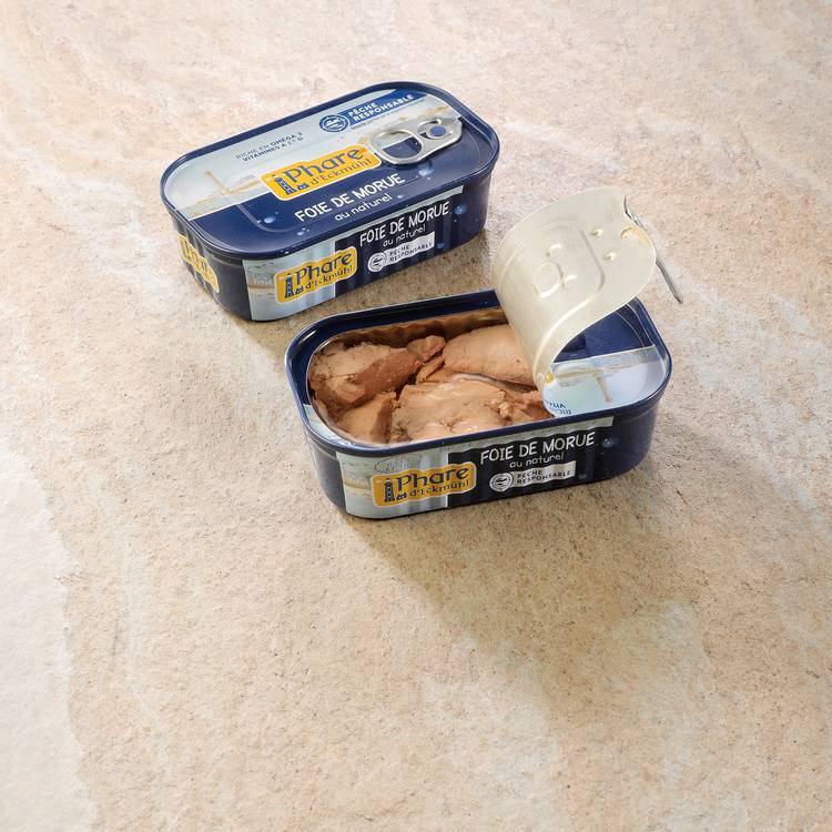 Le Foie de morue au naturel