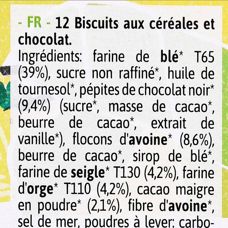 Les biscuits p'tit dej céréales et chocolat - 3