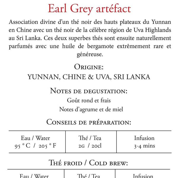 Le Thé earl grey, thés noirs à la bergamote de Calabre BIO - en paquet de 100g - 3
