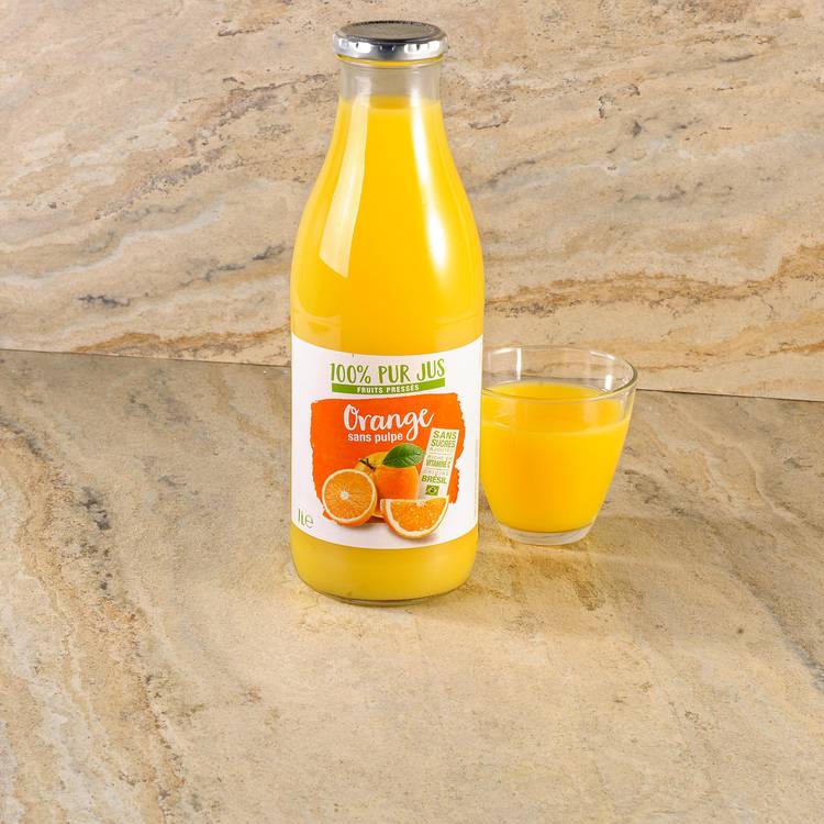 Le Pur jus d'orange du Brésil
