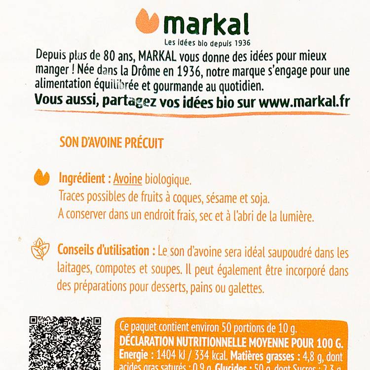 Le Son d'avoine précuit BIO - 2