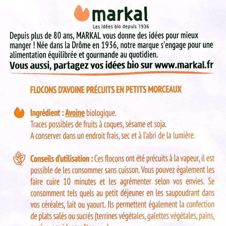 Les Petits flocons d'avoine BIO - 2