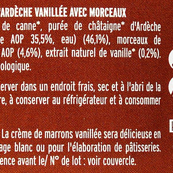 La Crème de marron vanillée BIO - 2