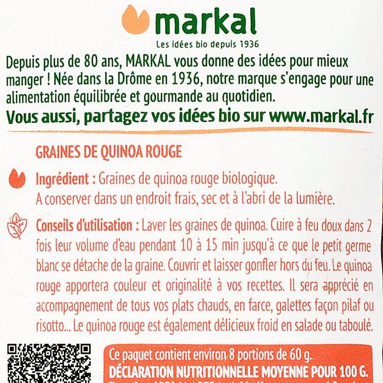 Le Quinoa rouge BIO - 2