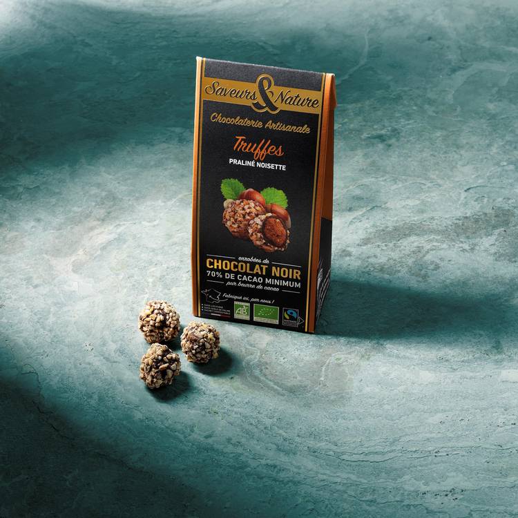 Les Truffes praliné noisette BIO