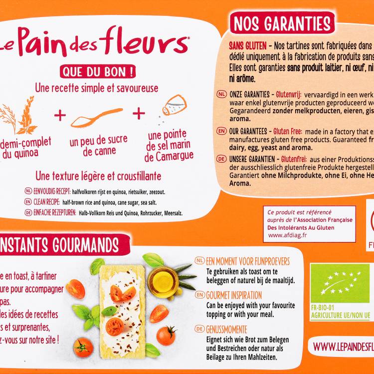 Les Tartines craquantes BIO au quinoa - 2