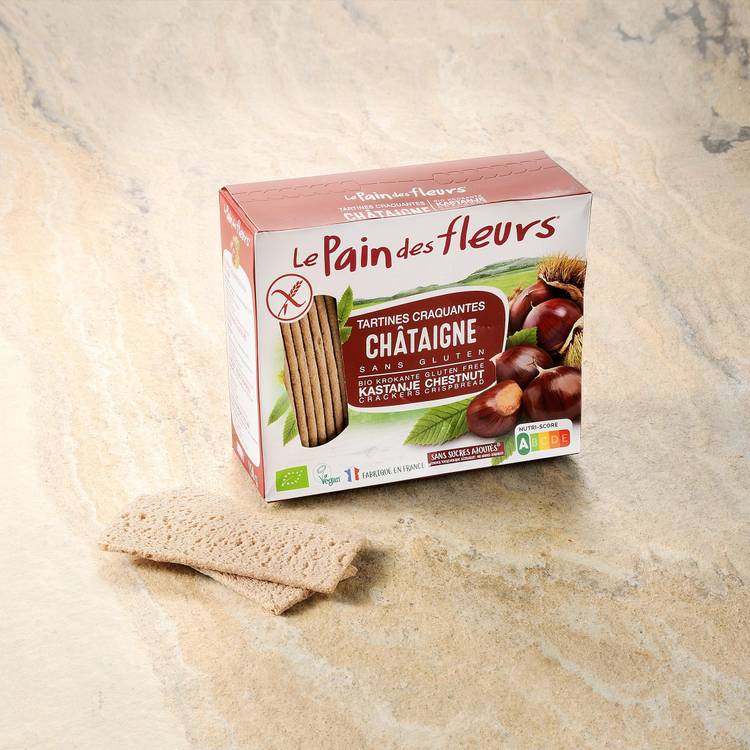 Les Tartines craquantes châtaignes sans gluten BIO