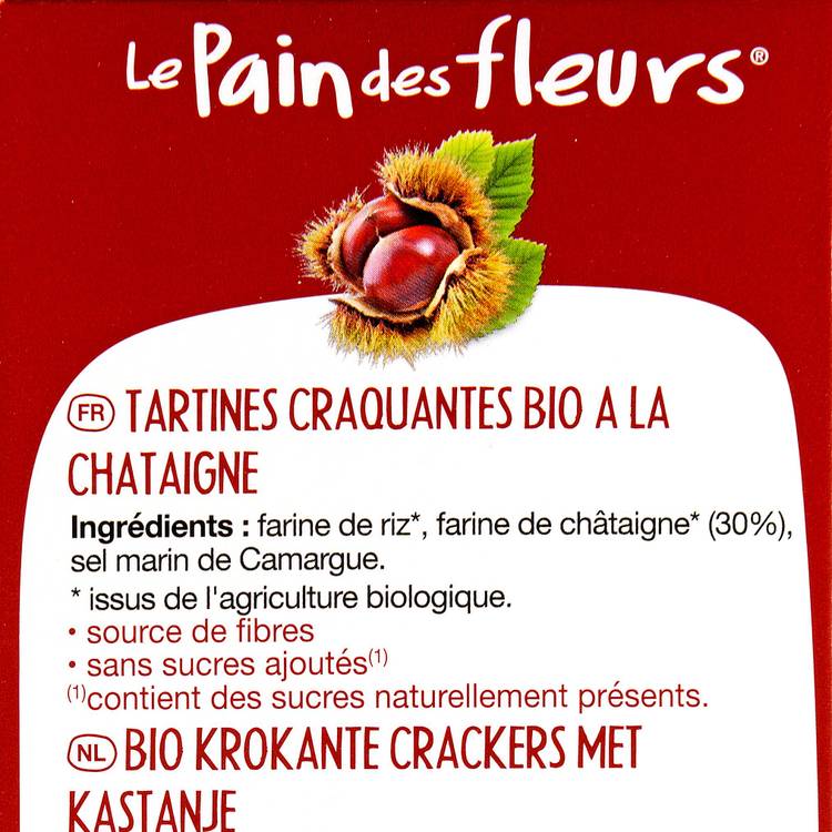 Les Tartines craquantes châtaignes sans gluten BIO - 3