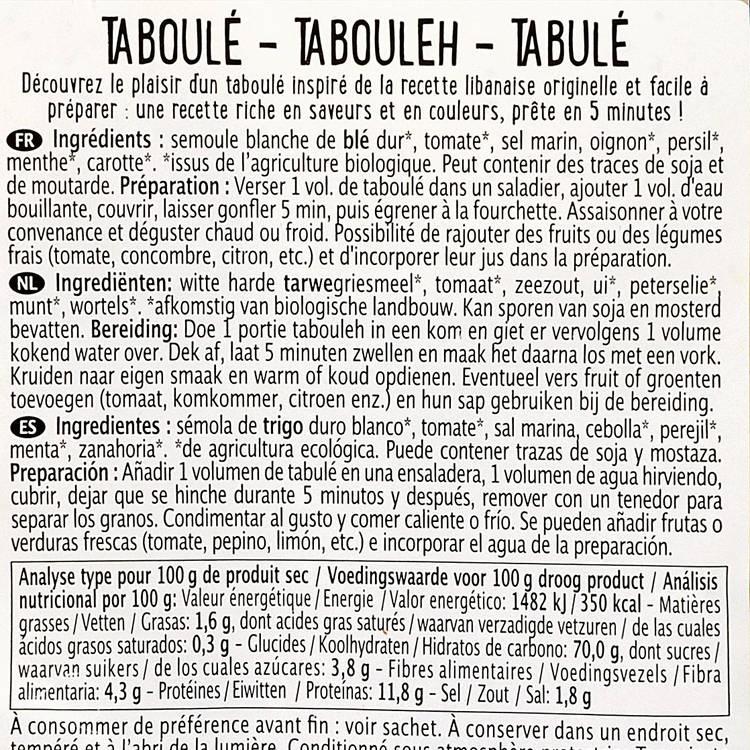 Le Taboulé BIO - 3