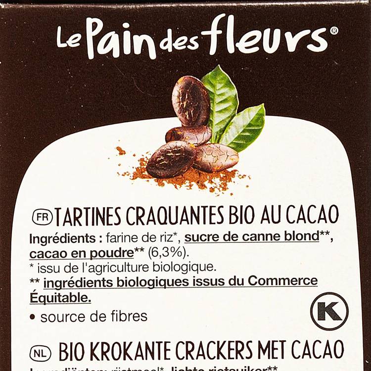 Les Tartines craquantes cacao BIO et sans gluten - 4