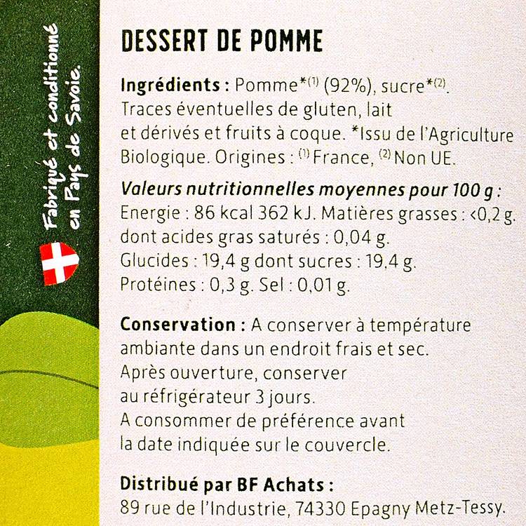 La Compote pomme BIO - 2