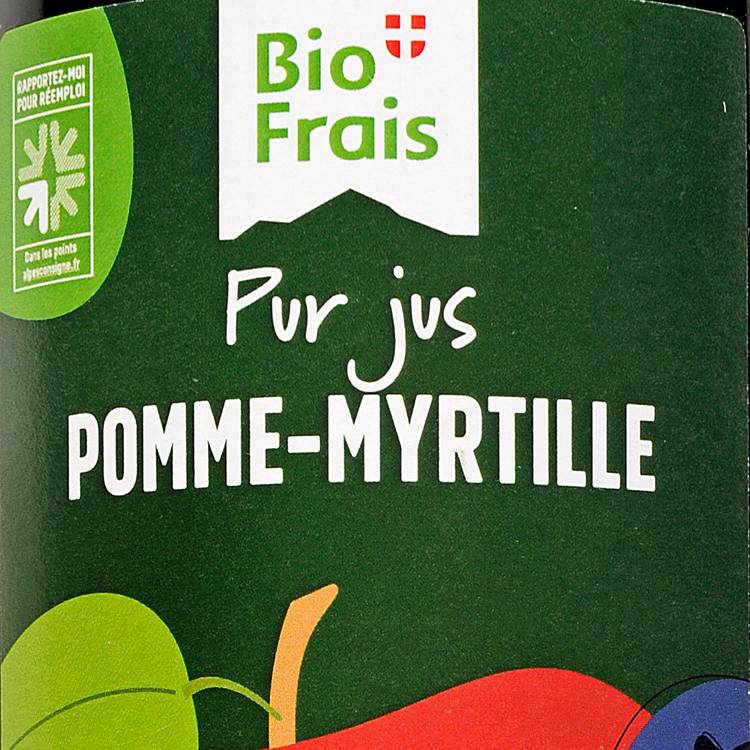 Le  Pur jus de pomme et myrtille BIO - 2