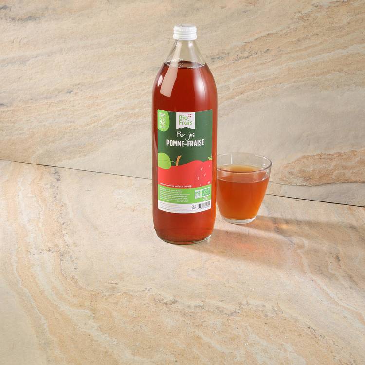 Le Pur jus de pomme et fraise BIO