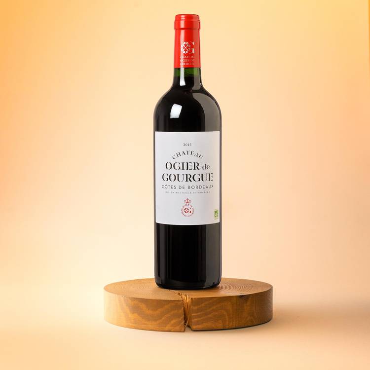 Le Vin rouge "Château Ogier de Gourgue" Côtes de Bordeaux BIO AOC