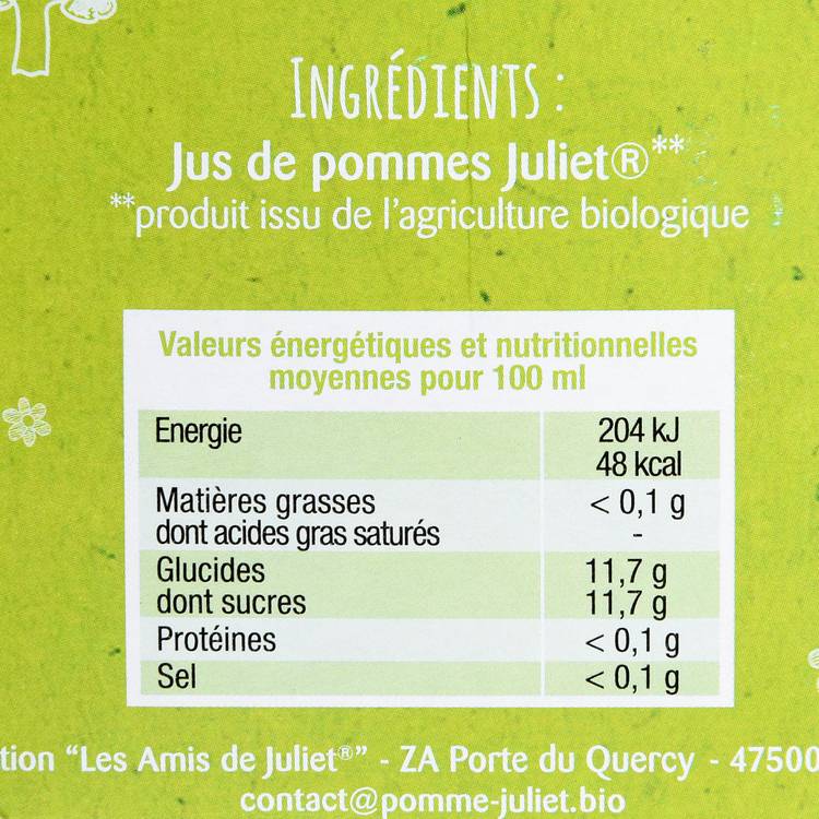 Le Jus de pommes BIO grand format - 4