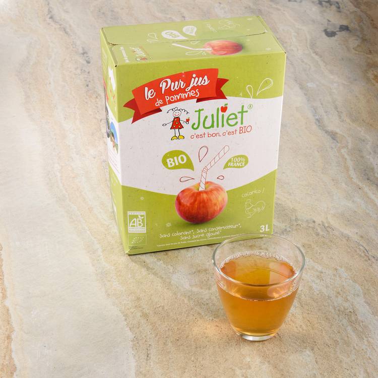Le Jus de pommes BIO grand format