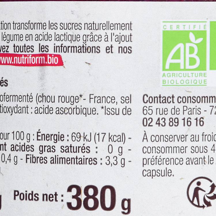 Le Chou-rouge lacto-fermenté BIO - 2