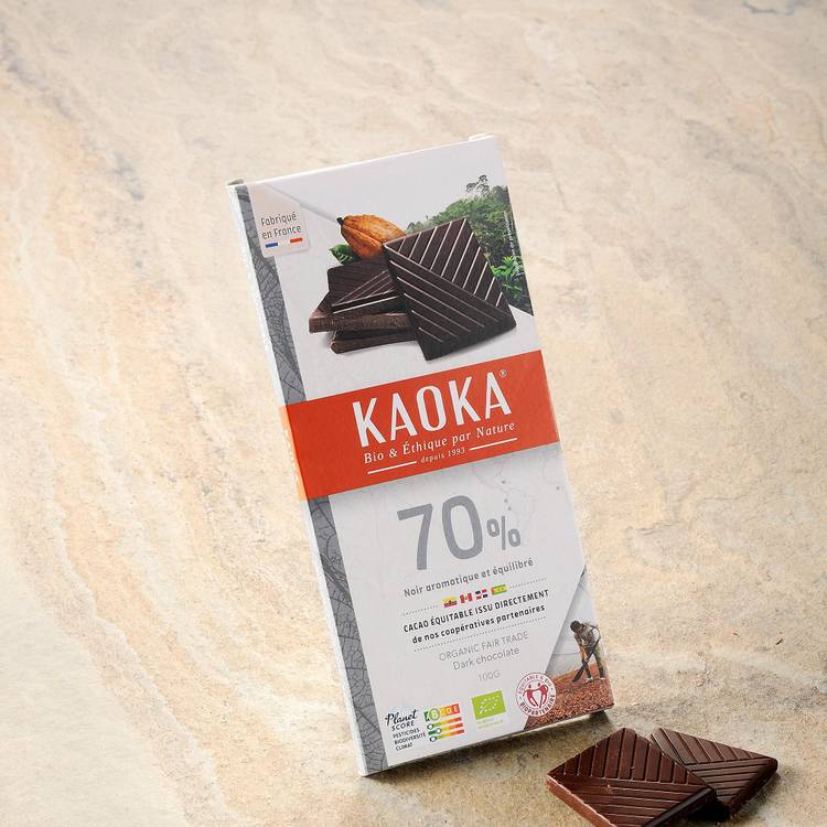 Le Chocolat noir 70% BIO