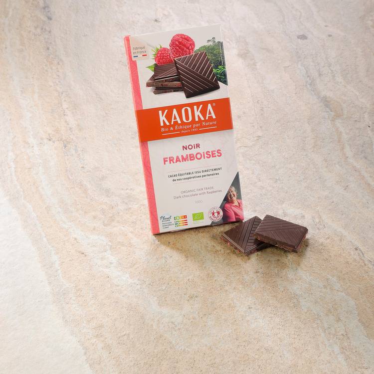 Le Chocolat noir framboises BIO