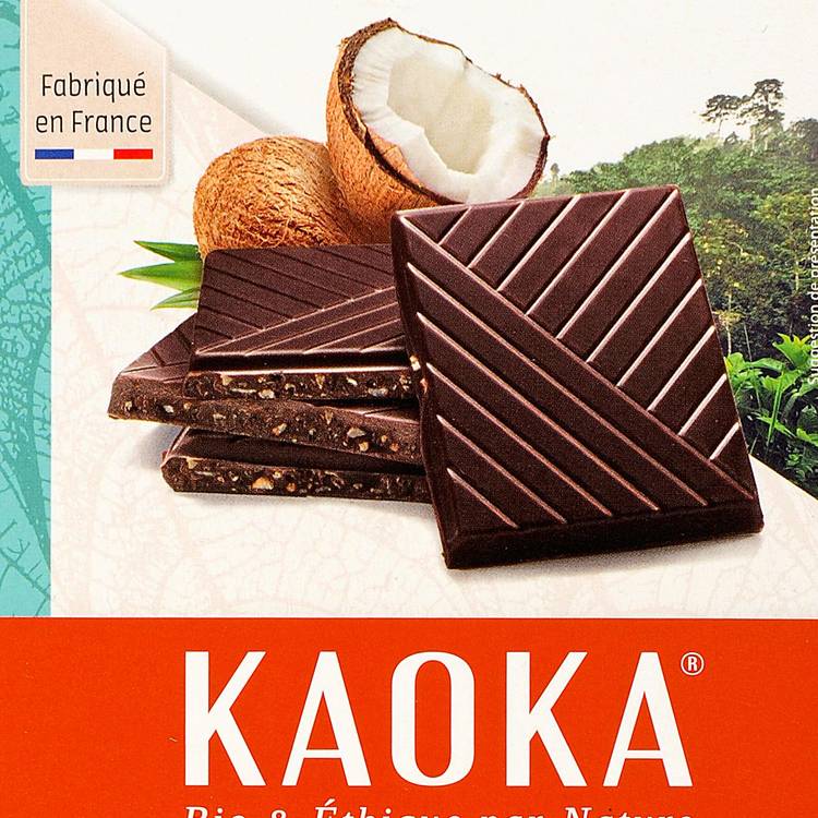 Le Chocolat noir noix de coco BIO - 2