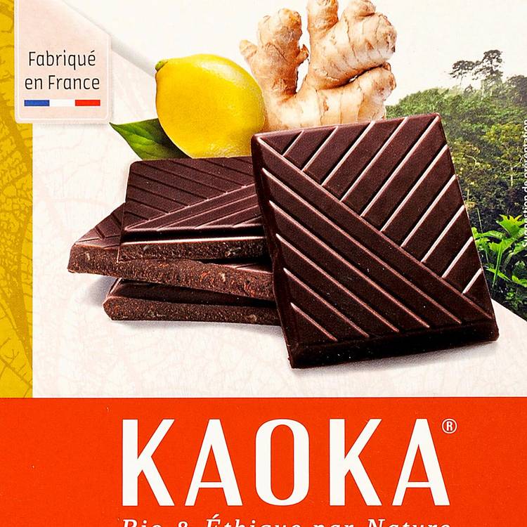 Le Chocolat noir gingembre et citron BIO - 2
