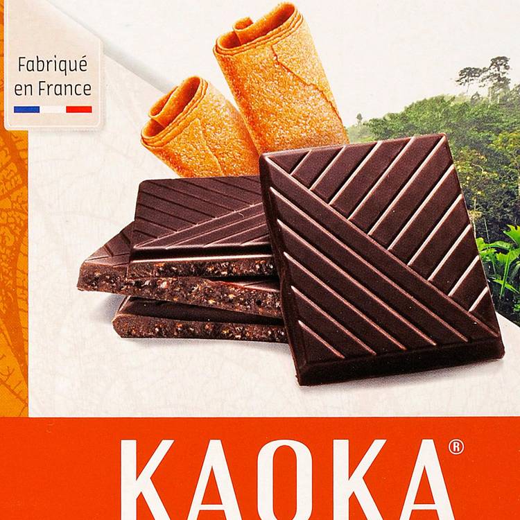 Le Chocolat noir crêpe dentelle BIO - 2